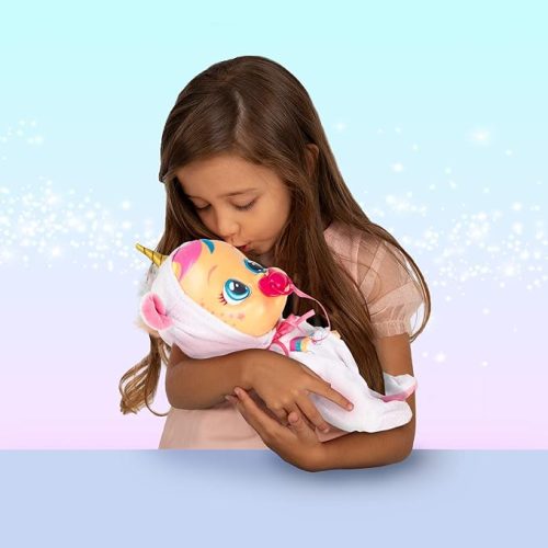 bebe lloron dreamy con pijama de unicornio